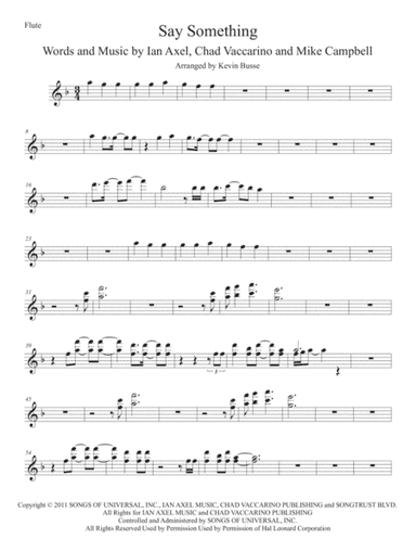 Say Something (arr. Kevin Busse)