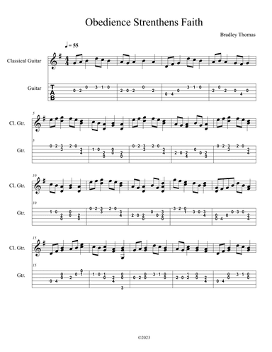 Obedience Strengthens Faith