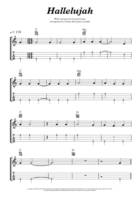 Hallelujah (arr. Cristian Hernandez Castellvi)