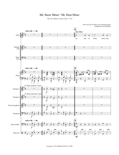 Snow Miser (arr. David Maddux)