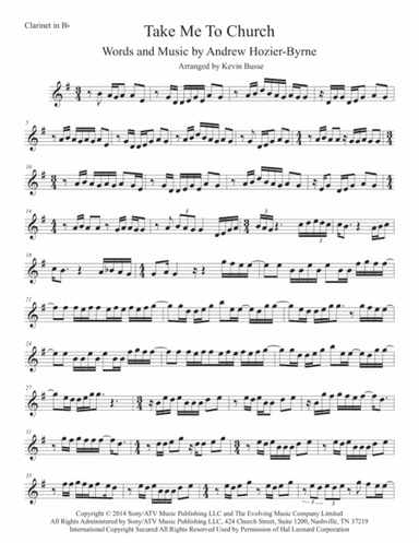Take Me To Church (arr. Kevin Busse)