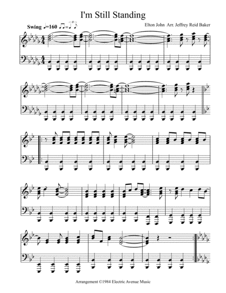 I'm Still Standing (arr. Jeffrey Reid Baker)