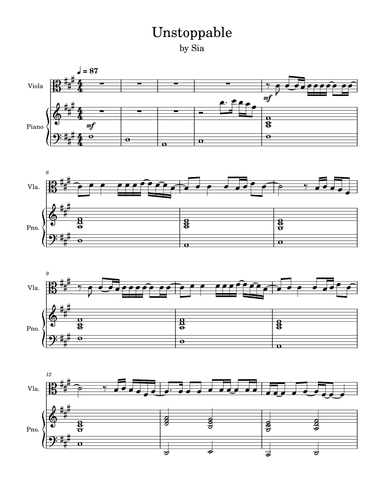 Unstoppable (arr. Anya Alston)