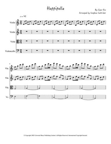 Hoppipolla (arr. Songhea Sackrider)