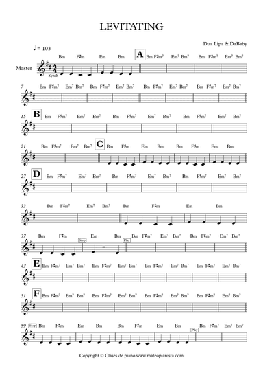 Levitating (arr. MATEO AGUILAR USCANGA)