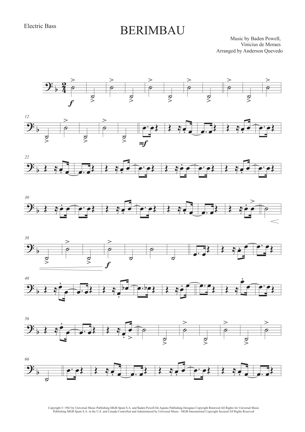 Berimbau (arr. Anderson Quevedo)