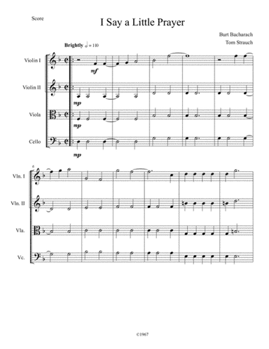 I Say A Little Prayer (arr. Tom Strauch)