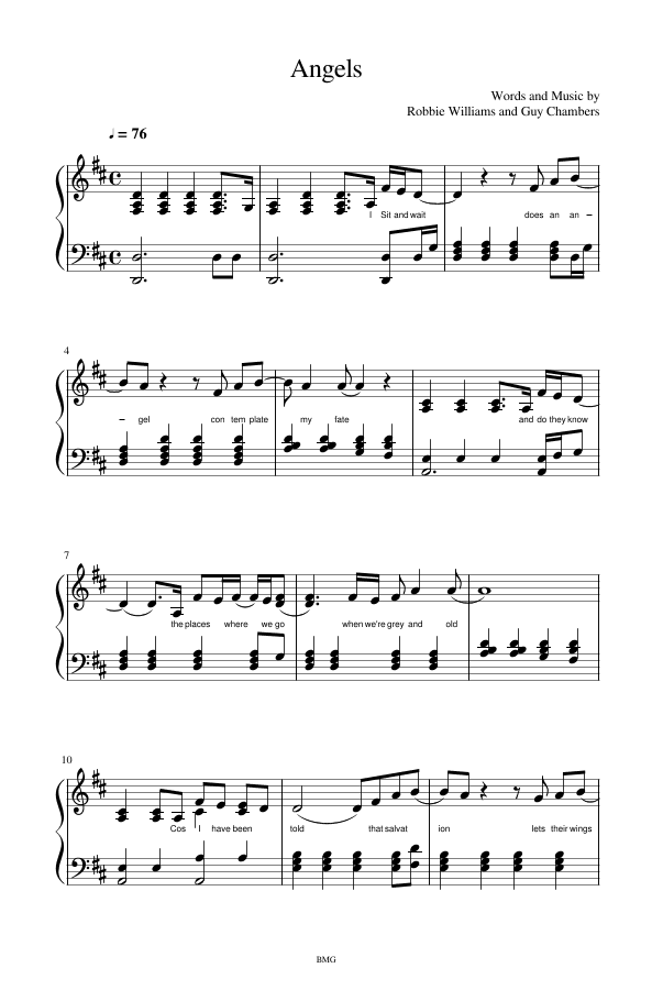 Angels (arr. poon)