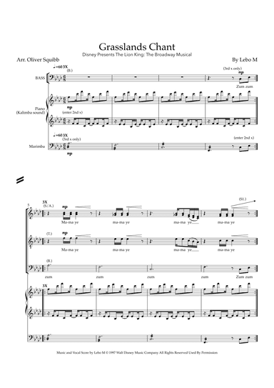 Grasslands Chant (arr. Oliver Squibb)