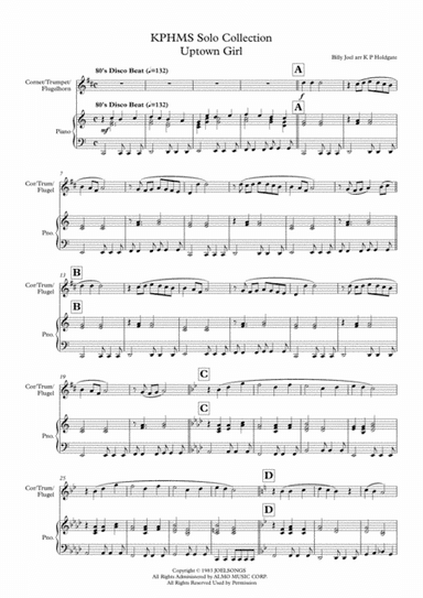 Uptown Girl (arr. Kevin P Holdgate)