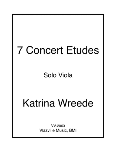 7 Concert Etudes for Solo Viola