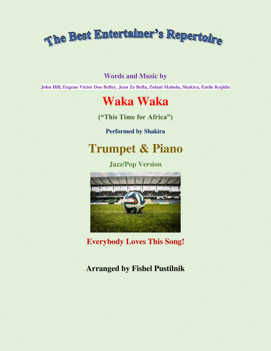 Waka Waka (this Time For Africa) (arr. Fishel Pustilnik)
