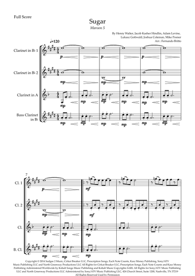 Sugar (arr. Fernando Britto)