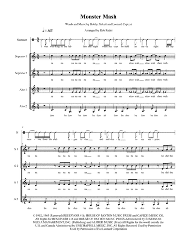 Monster Mash (arr. Rob Redei)