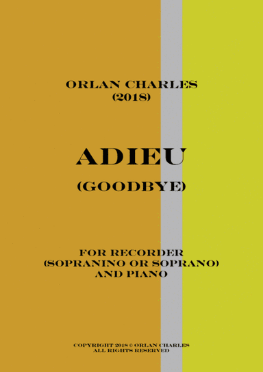 Orlan Charles - Adieu (Goodbye) - A tribute to a good Dog