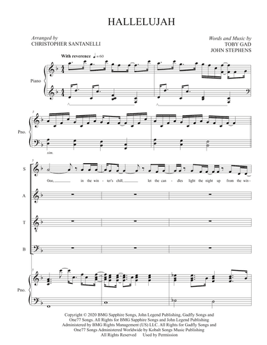 Hallelujah (arr. Christopher Santanelli)