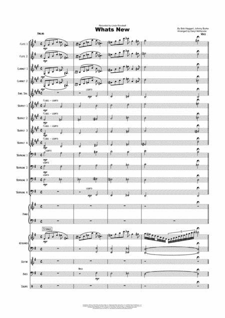 What's New? (arr. Daryl McKenzie)