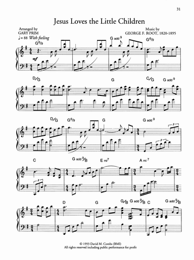 Jesus Loves the Little Children (arr. Gary Prim)