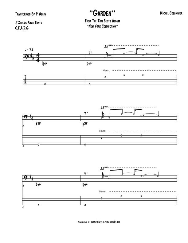 Garden (arr. Accubass)