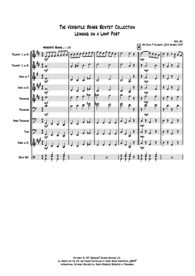 Leaning On A Lamp Post (arr. Kevin P Holdgate)