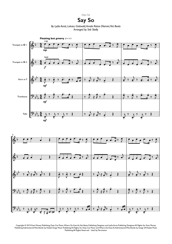 Say So (arr. Seb Skelly)