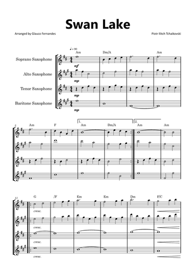 Swan Lake (arr. Glauco Fernandes)