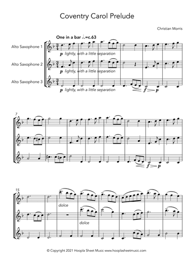 Coventry Carol Prelude (arr. Christian Morris)