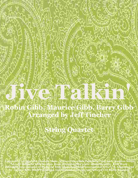 Jive Talkin' (arr. Jeff Tincher)