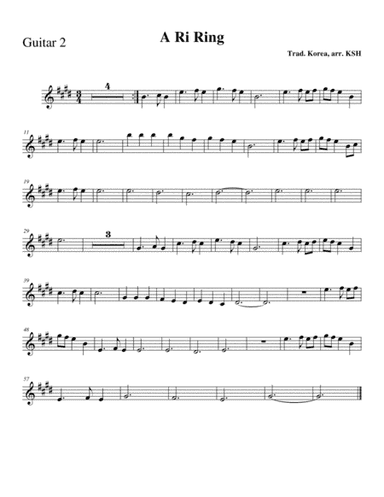 A Ri Rang: Guitar Part 2 (arr. Kevin  S. Hart)