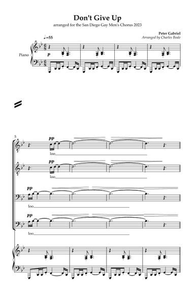 Don't Give Up (arr. Charles Beale)