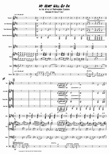 My Heart Will Go On (love Theme From 'titanic') (arr. Kevin P. Holt)