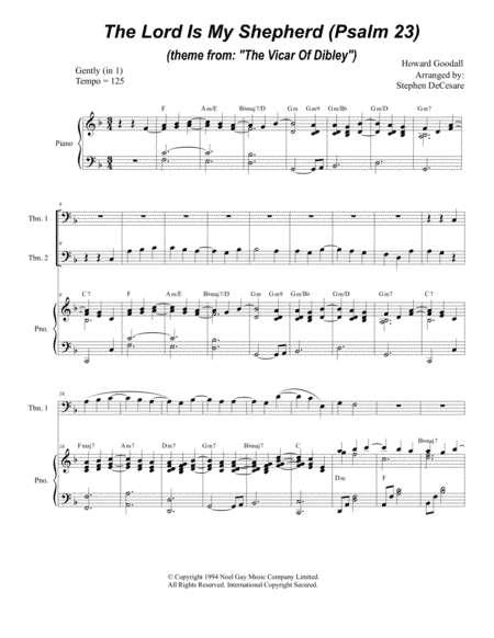 Psalm 23 (theme From The Vicar Of Dibley) (arr. Stephen DeCesare)