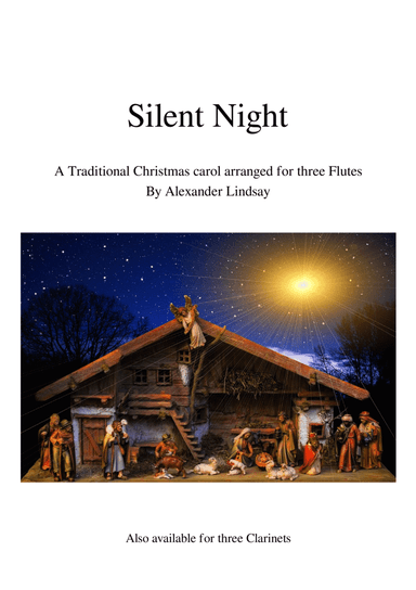 Silent Night (for Three Flutes) (arr. Alexander Lindsay)