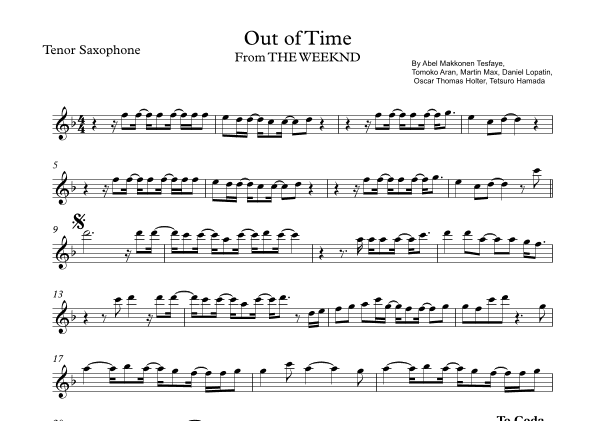 Out Of Time (arr. Romário Araújo)
