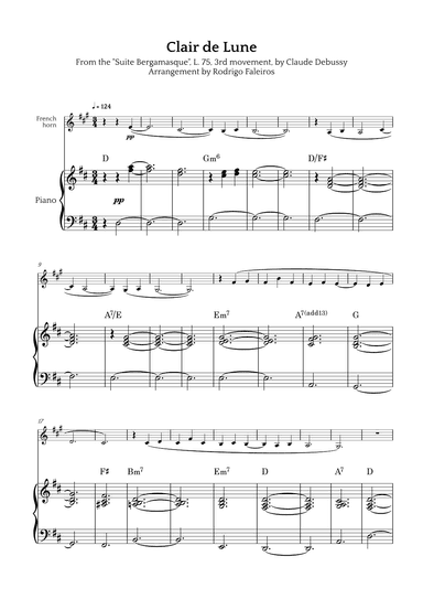 Clair de Lune (arr. Rodrigo Faleiros)