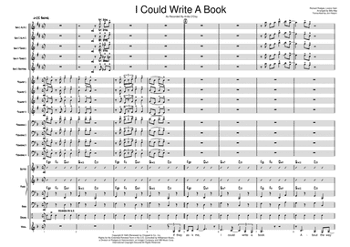 I Could Write A Book (arr. Arranged by Billy May Transcribed By Jon Harpin)