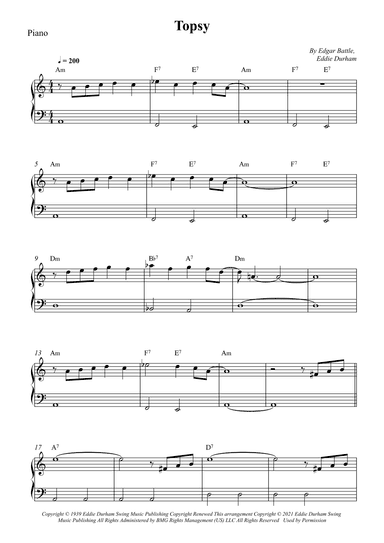 Topsy (arr. Wesley S. SIlva)