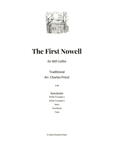 The First Nowell (arr. Charles Priest)