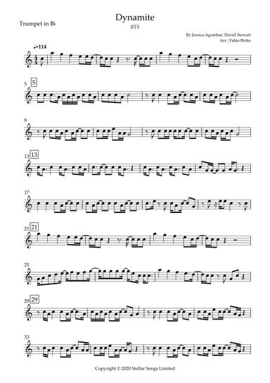 Dynamite (arr. Fabio Britto)