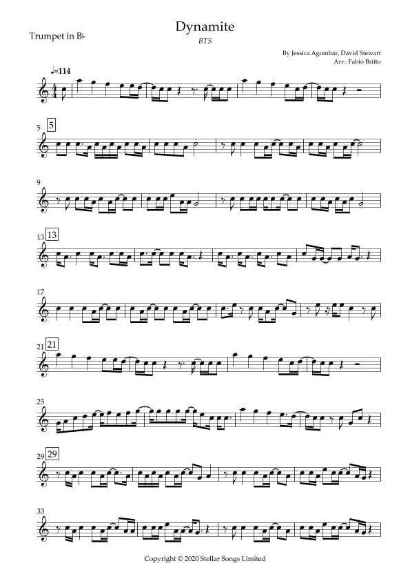 Dynamite (arr. Fabio Britto)