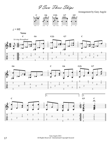 I Saw Three Ships (arr. Gary Argyle)