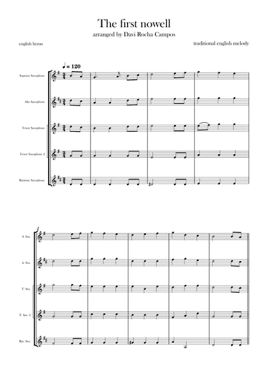 The First nowell (arr. Davi Rocha Campos)