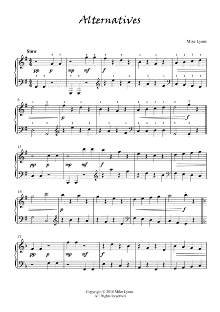 Easy Piano - Alternatives