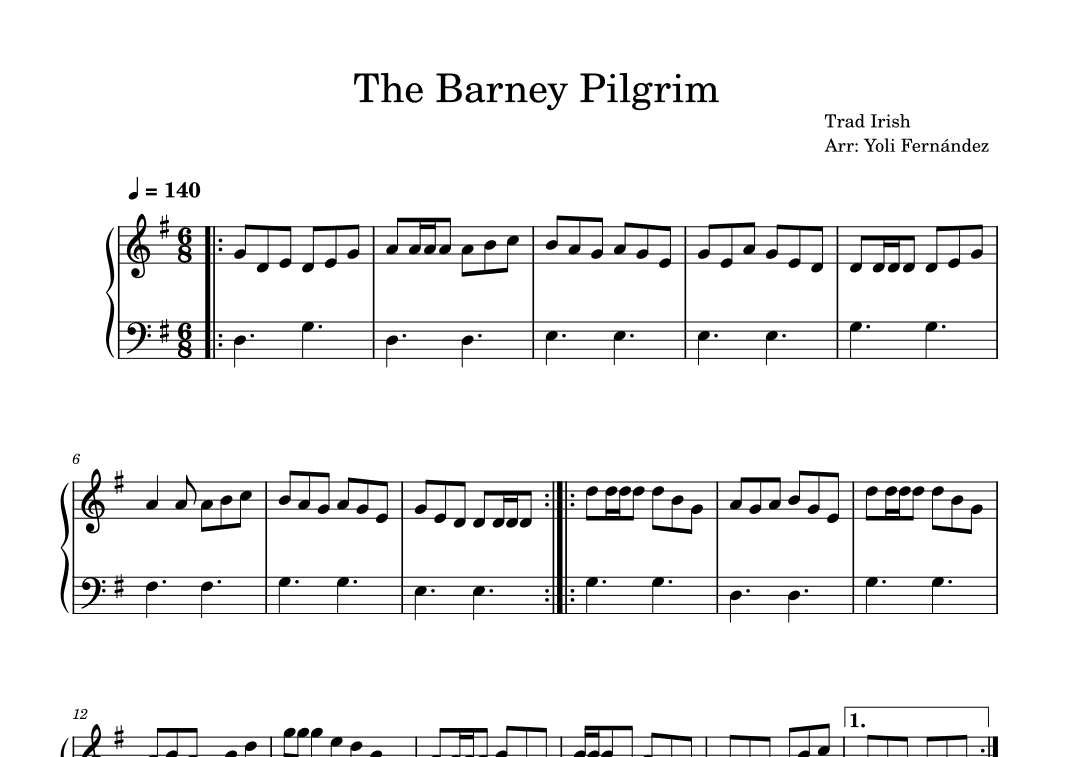 The Barney Pilgrim (arr. Yoli Fernández)
