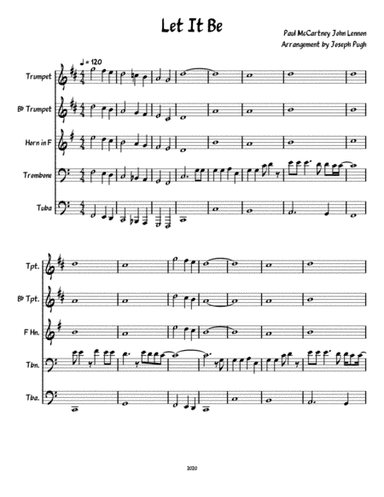 Let It Be (arr. Joseph Pugh)