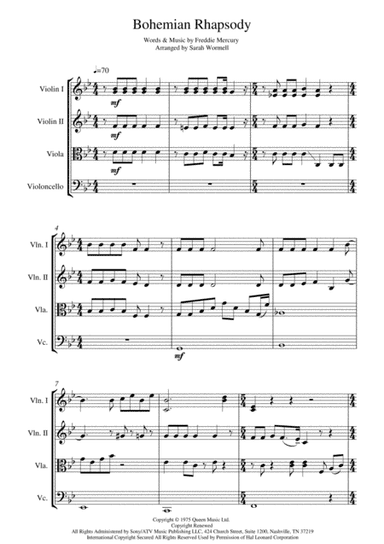 Bohemian Rhapsody (arr. Sarah Wormell)