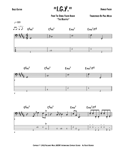 I.g.y. (what A Beautiful World) (arr. Accubass)