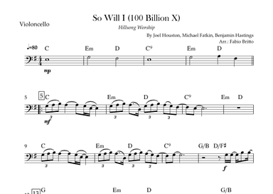 So Will I (100 Billion X) (arr. Fabio Britto)