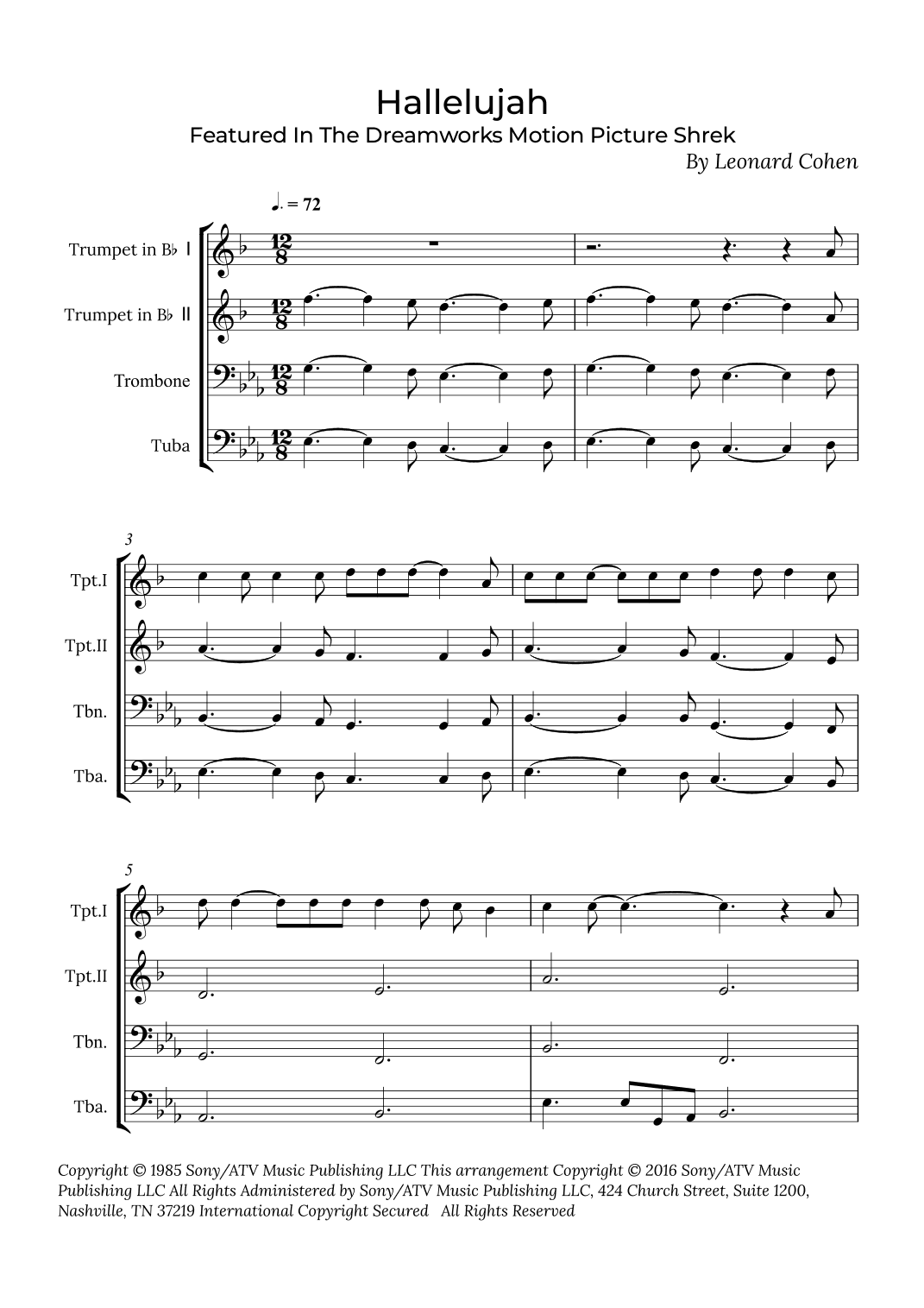 Hallelujah (arr. Alex Nunes Rodrigues)