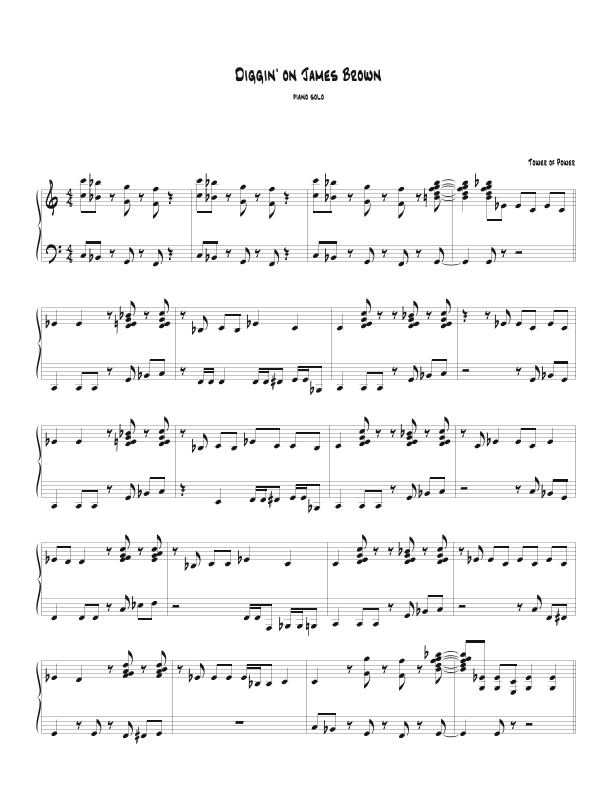 Diggin' On James Brown (arr. Biegler)